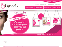 Tablet Screenshot of lipobel.com